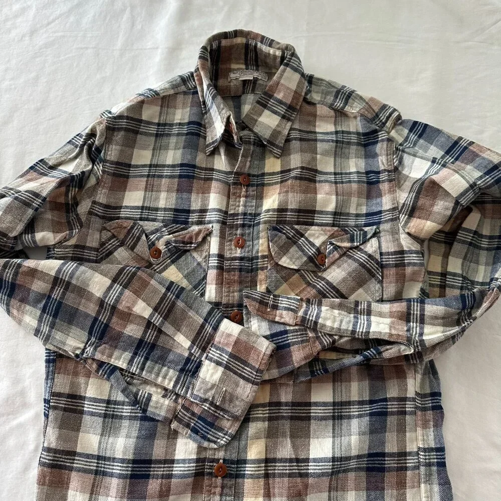 J. Crew Wallace and Barnes Flannel Button Down